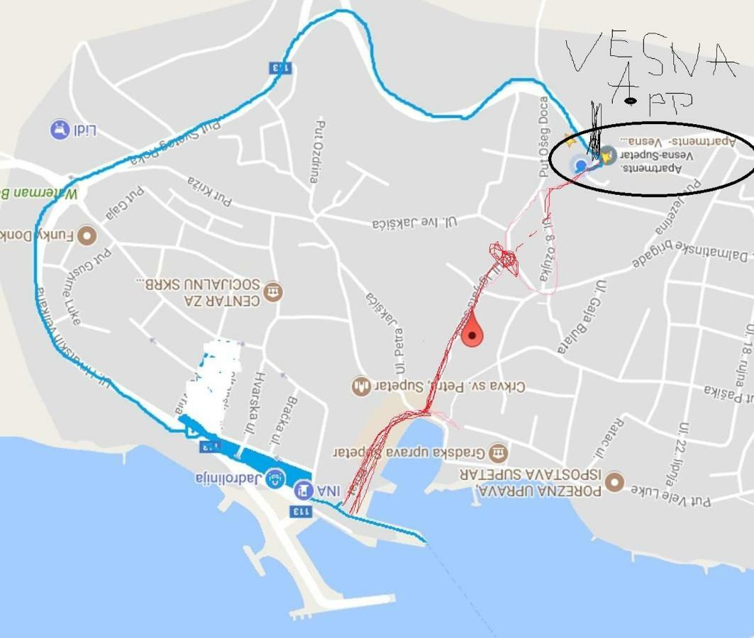 Apartmani Vesna Supetar Kültér fotó